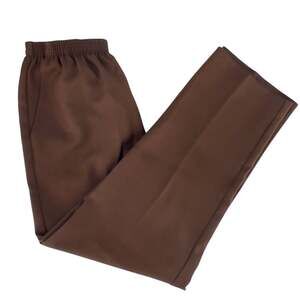 Alfred Dunner Pull On Classic Style Trousers Pants Brown Pockets Size 10 Petite